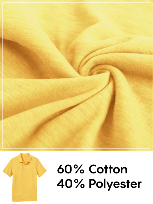 5-Pack School Uniform Tagless Polo Tshirt for Little Boys & Big Boys